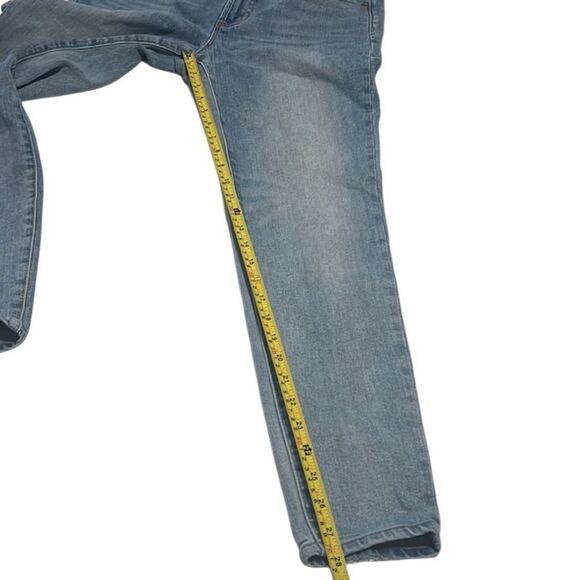 J. Crew Toothpick Blue 9 Inch High-Rish Denim Jeans Size 30 - Picture 12 of 12